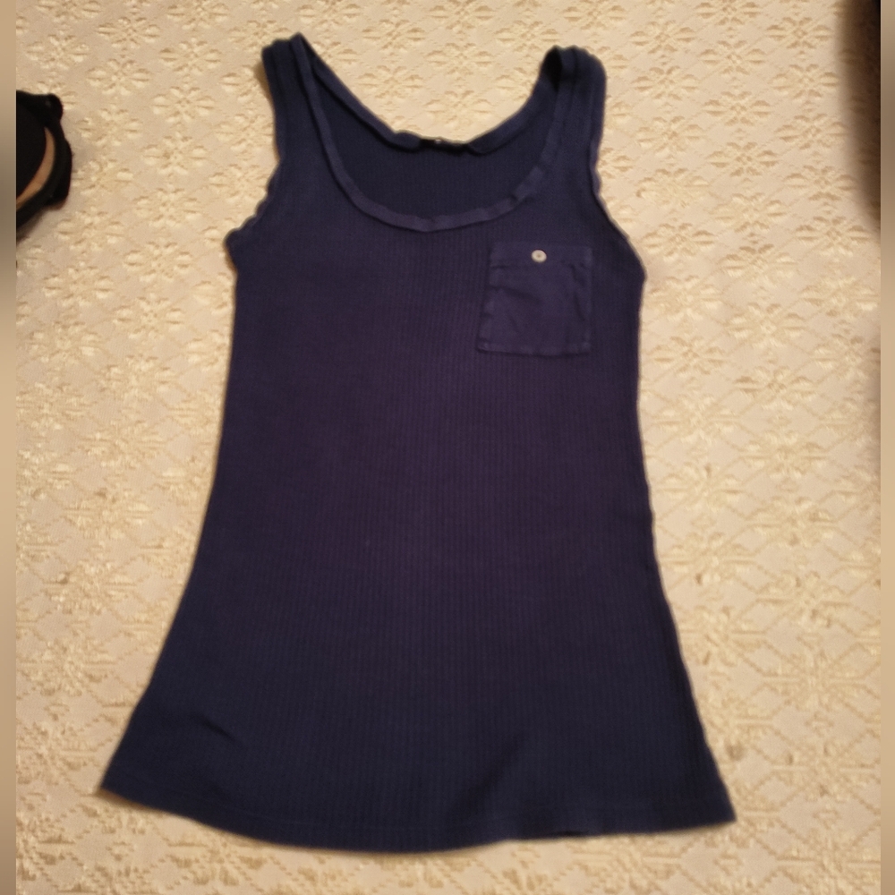 Navy Blue Mimi & Coco tank top - Picture 3 of 9